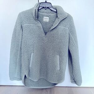 Abercrombie & Fitch Soft Sherpa 1/4 zip